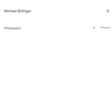 Tablet Screenshot of michaelbofinger.com